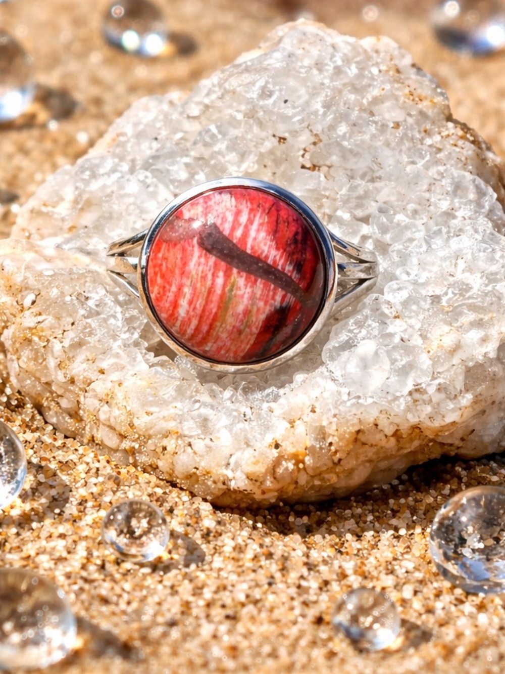 NEW! Snakeskin Jasper Ring